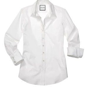 White Button-Down-The Shirt by Rochelle Behrens